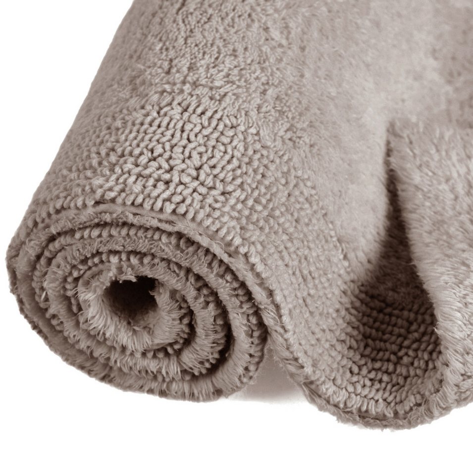 OTTO home Badematte Kapra, Badvorleger, Badezimmer Teppich, Höhe 14 mm, beidseitig nutzbar, strapazierfähig, fußbodenheizungsgeeignet, Baumwolle, 2-tlg. Hänge-W – Bild 5 von 5