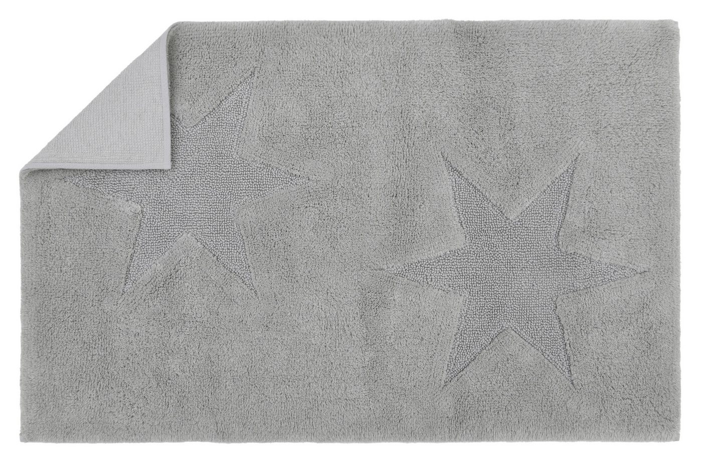 OTTO home Badematte Marie, Badvorleger, Badezimmer Teppich, Höhe 13 mm, rutschhemmend beschichtet, strapazierfähig, fußbodenheizungsgeeignet, Baumwolle, rechtec – Bild 4 von 5