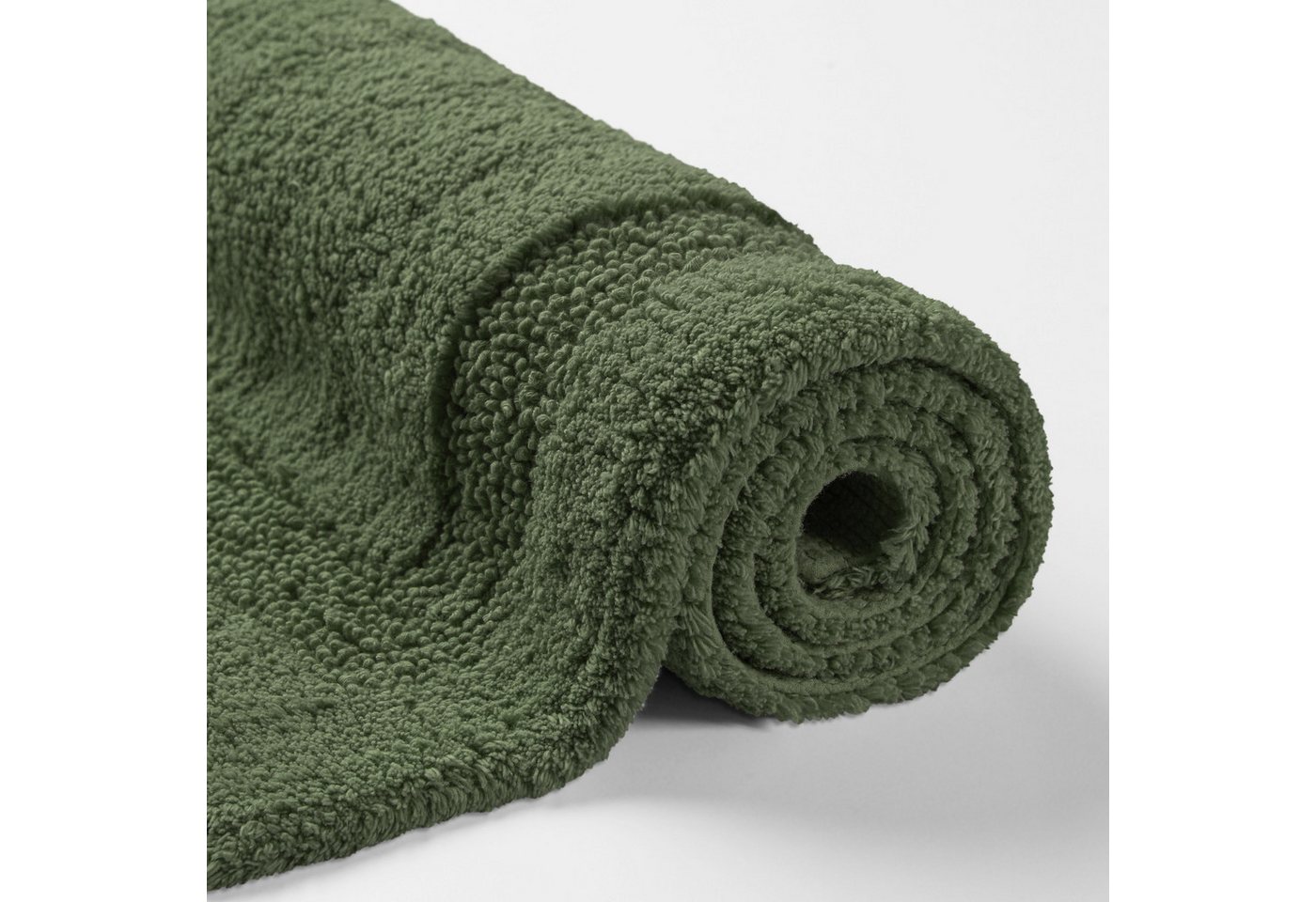 OTTO home Badematte Meellor, uni, viele Farben, Badvorleger, Badezimmer Teppich, Höhe 20 mm, rutschhemmend beschichtet, fußbodenheizungsgeeignet, Baumwolle, rec – Bild 5 von 5