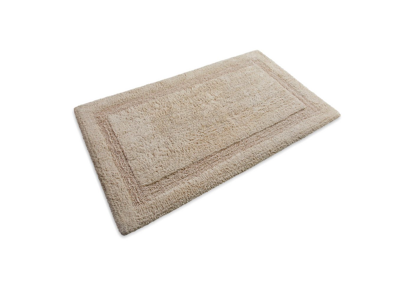 OTTO home Badematte Meellor, uni, viele Farben, Badvorleger, Badezimmer Teppich, Höhe 20 mm, rutschhemmend beschichtet, fußbodenheizungsgeeignet, Baumwolle, rec – Bild 2 von 5