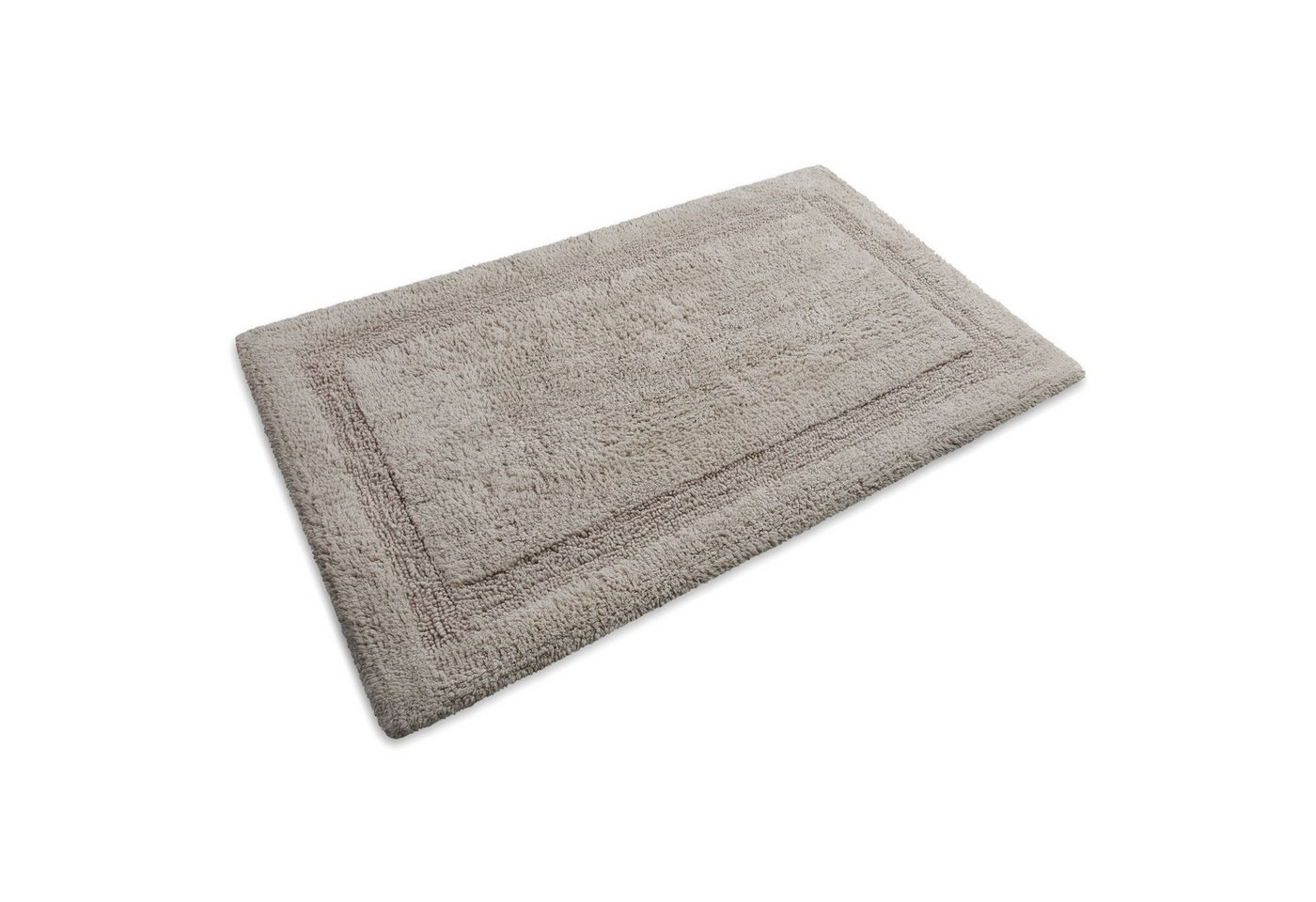 OTTO home Badematte Meellor, uni, viele Farben, Badvorleger, Badezimmer Teppich, Höhe 20 mm, rutschhemmend beschichtet, fußbodenheizungsgeeignet, Baumwolle, rec – Bild 2 von 5