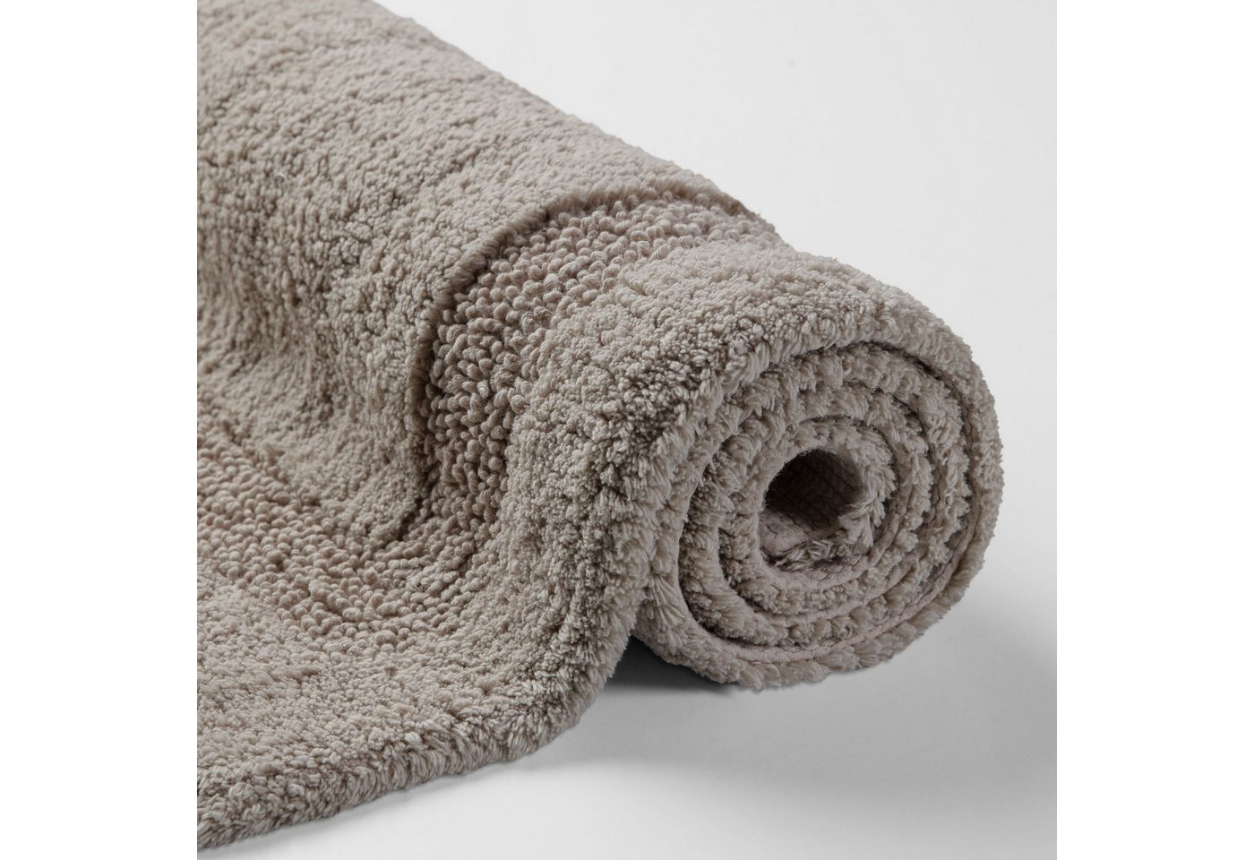 OTTO home Badematte Meellor, uni, viele Farben, Badvorleger, Badezimmer Teppich, Höhe 20 mm, rutschhemmend beschichtet, fußbodenheizungsgeeignet, Baumwolle, rec – Bild 5 von 5