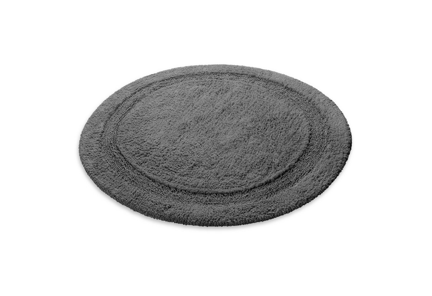 OTTO home Badematte Meellor, uni, viele Farben, Badvorleger, Badezimmer Teppich, Höhe 20 mm, rutschhemmend beschichtet, fußbodenheizungsgeeignet, Baumwolle, run – Bild 2 von 5