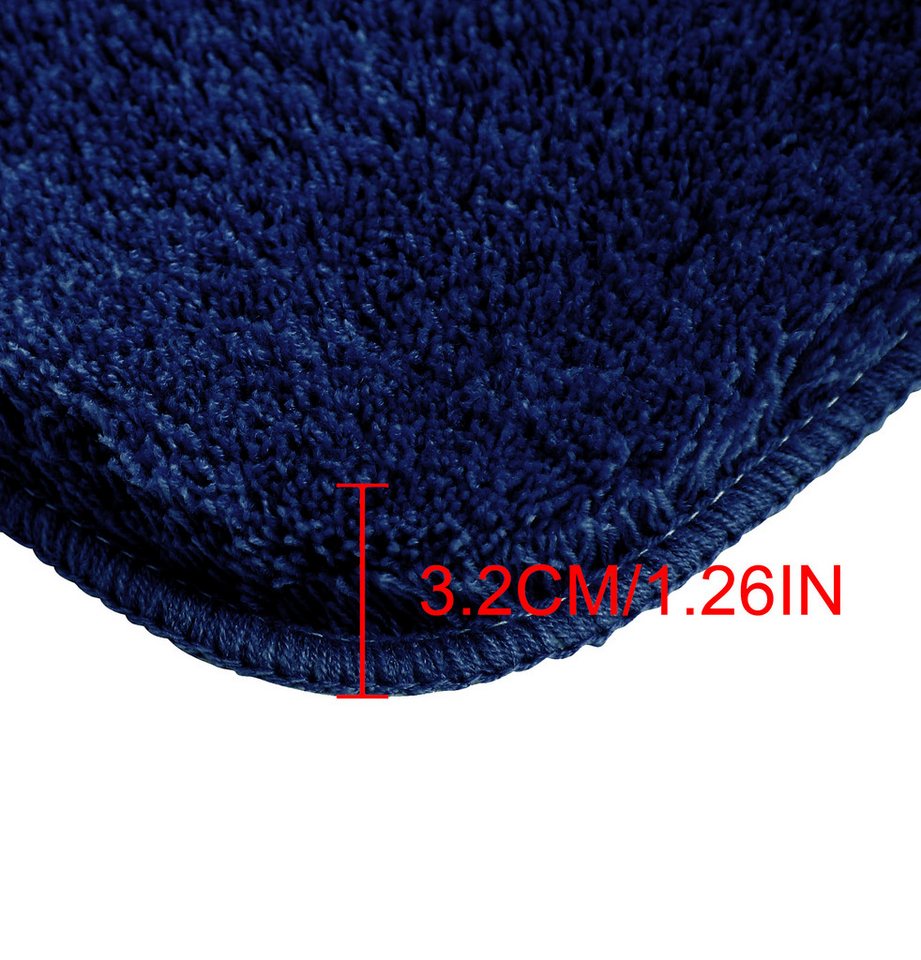 OTTO home Badematte Merida, Badvorleger, Badezimmer Teppich, Höhe 32 mm, rutschhemmend beschichtet, schnell trocknend, strapazierfähig, fußbodenheizungsgeeignet – Bild 5 von 5