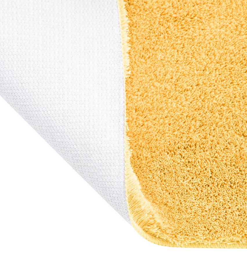 OTTO home Badematte Merida, Badvorleger, Badezimmer Teppich, Höhe 32 mm, rutschhemmend beschichtet, schnell trocknend, strapazierfähig, fußbodenheizungsgeeignet – Bild 4 von 5