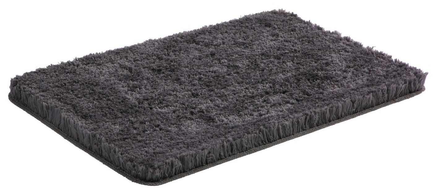OTTO home Badematte Micro exclusiv, Badvorleger, Badezimmer Teppich, Höhe 55 mm, rutschhemmend beschichtet, schnell trocknend, strapazierfähig, fußbodenheizungs – Bild 2 von 5