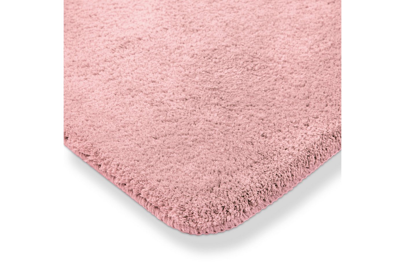 OTTO home Badematte Neele, uni, viele Farben, Badvorleger, Badezimmer Teppich, Höhe 20 mm, rutschhemmend beschichtet, schnell trocknend, Polyester, rechteckig,  – Bild 5 von 5
