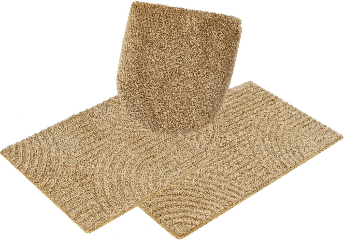 OTTO home Badematte Ognon, Scandi, Boho, modernes Muster, Höhe 15 mm, rutschhemmend beschichtet, schnell trocknend, strapazierfähig, fußbodenheizungsgeeignet, P – Bild 2 von 5