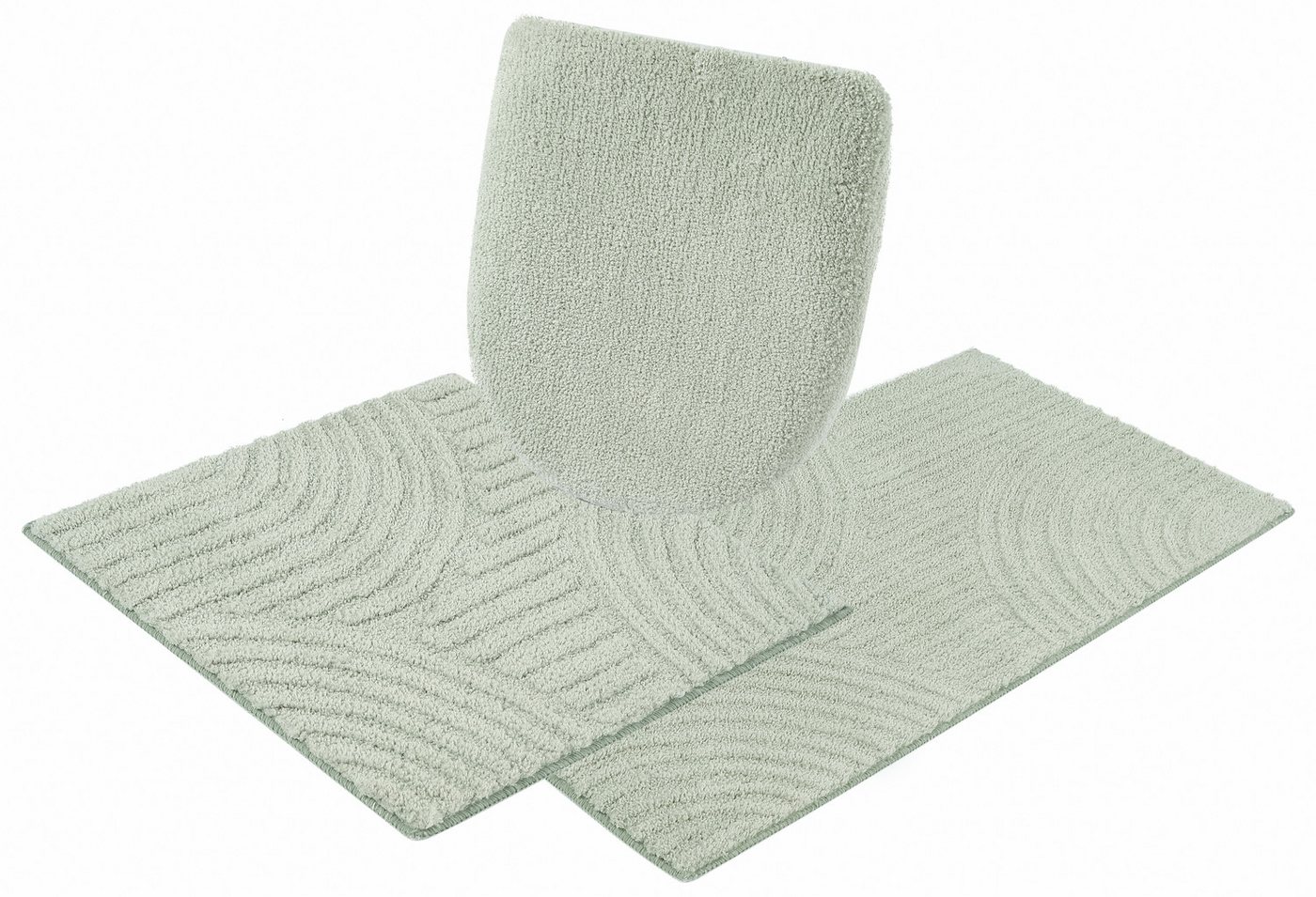 OTTO home Badematte Ognon, Scandi, Boho, modernes Muster, Höhe 15 mm, rutschhemmend beschichtet, schnell trocknend, strapazierfähig, fußbodenheizungsgeeignet, P – Bild 2 von 5