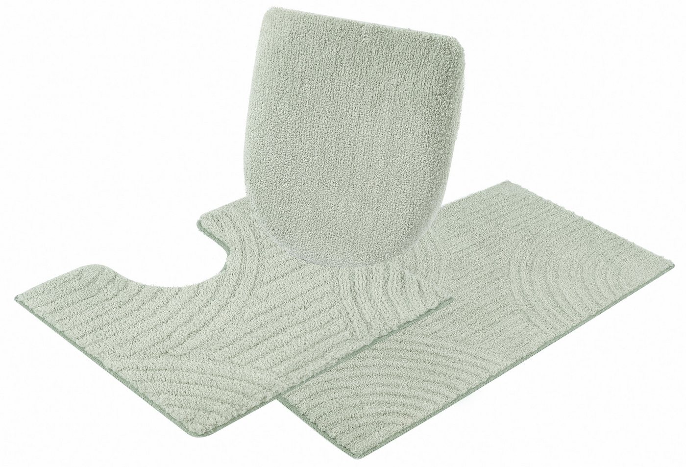 OTTO home Badematte Ognon, Scandi, Boho, modernes Muster, Höhe 15 mm, rutschhemmend beschichtet, schnell trocknend, strapazierfähig, fußbodenheizungsgeeignet, P – Bild 2 von 5