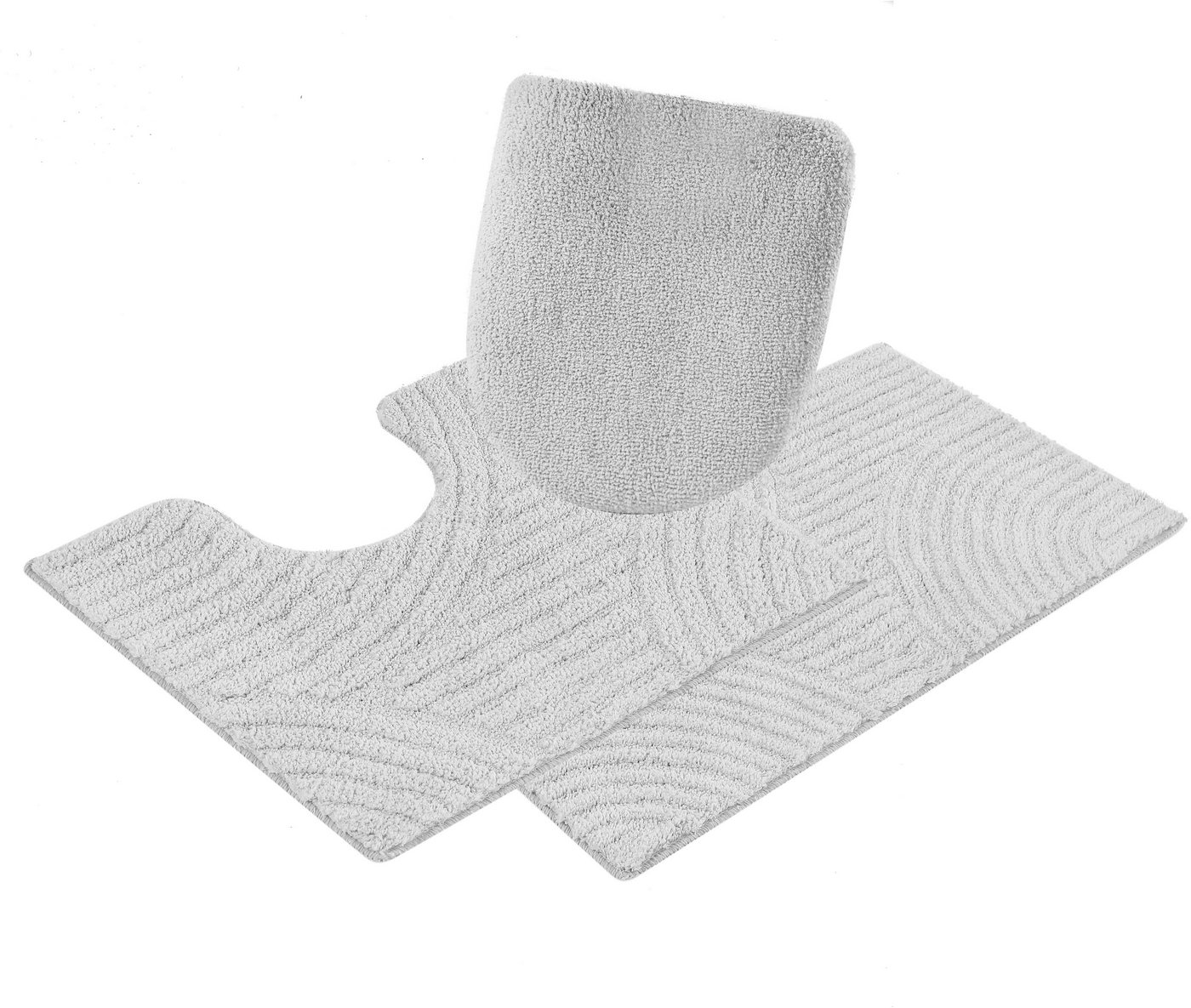 OTTO home Badematte Ognon, Scandi, Boho, modernes Muster, Höhe 15 mm, rutschhemmend beschichtet, schnell trocknend, strapazierfähig, fußbodenheizungsgeeignet, P – Bild 2 von 5