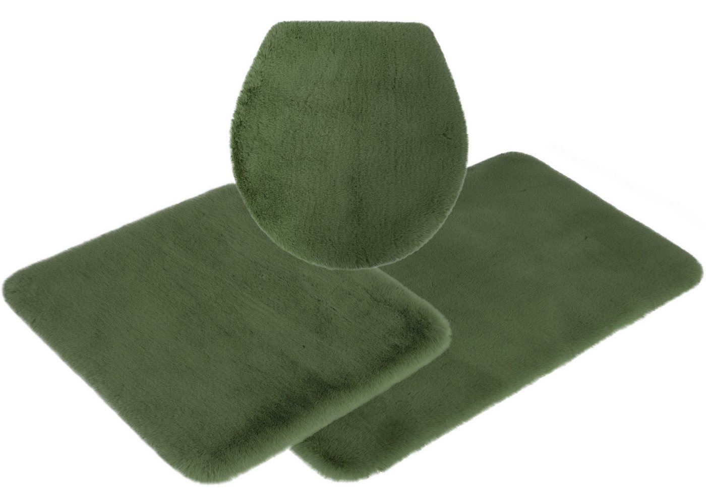 OTTO home Badematte Rabbit Badematten, Badvorleger, Badezimmer Teppich, Höhe 30 mm, rutschhemmend beschichtet, schnell trocknend, strapazierfähig, fußbodenheizu – Bild 2 von 5