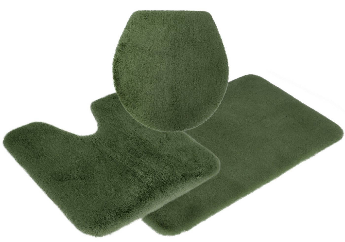 OTTO home Badematte Rabbit Badematten, Badvorleger, Badezimmer Teppich, Höhe 30 mm, rutschhemmend beschichtet, schnell trocknend, strapazierfähig, fußbodenheizu – Bild 2 von 5