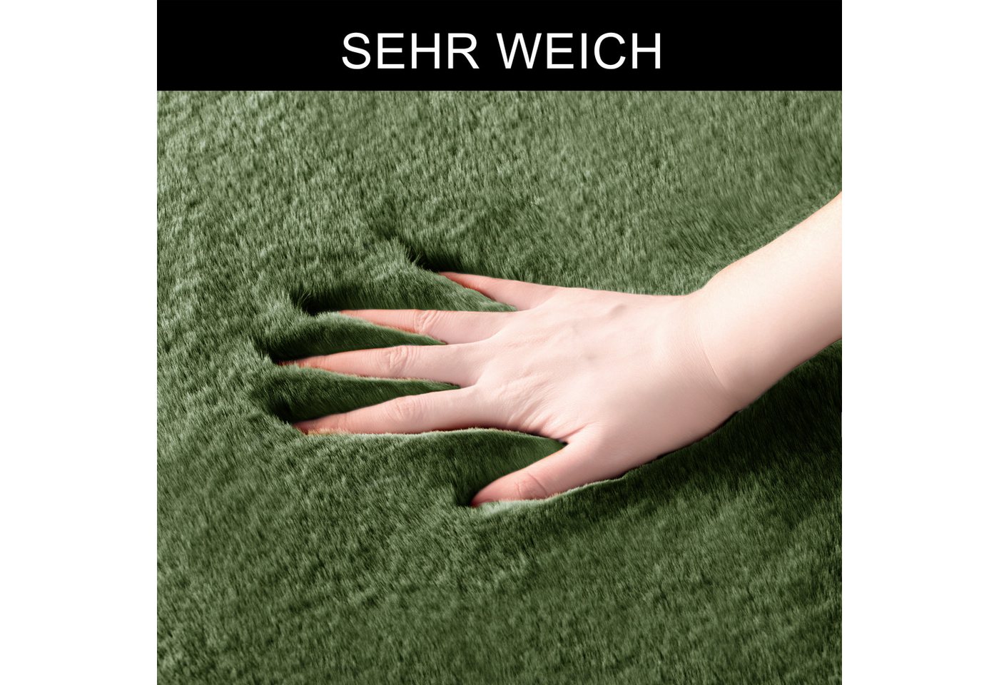 OTTO home Badematte Rabbit Badematten, Badvorleger, Badezimmer Teppich, Höhe 30 mm, rutschhemmend beschichtet, schnell trocknend, strapazierfähig, fußbodenheizu – Bild 4 von 5
