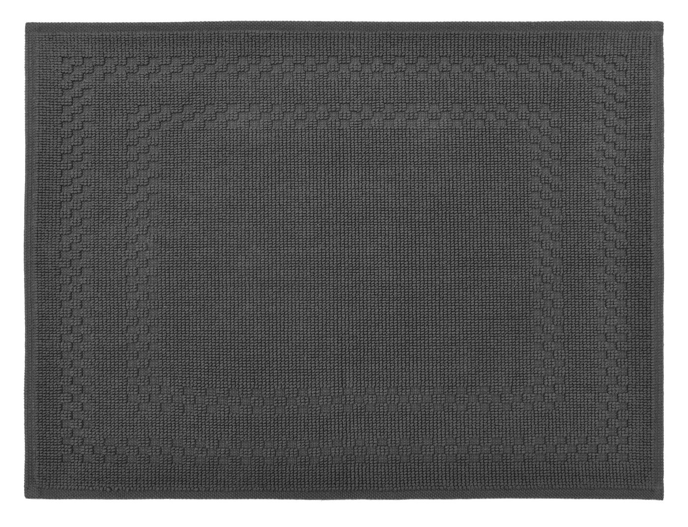 OTTO home Badematte Regona, 2 tlg. Hotelmatten-Set, 50x70 cm, Höhe 5 mm, rutschhemmend beschichtet, schnell trocknend, Baumwolle, rechteckig, 2-teiliges Set, ei – Bild 3 von 5