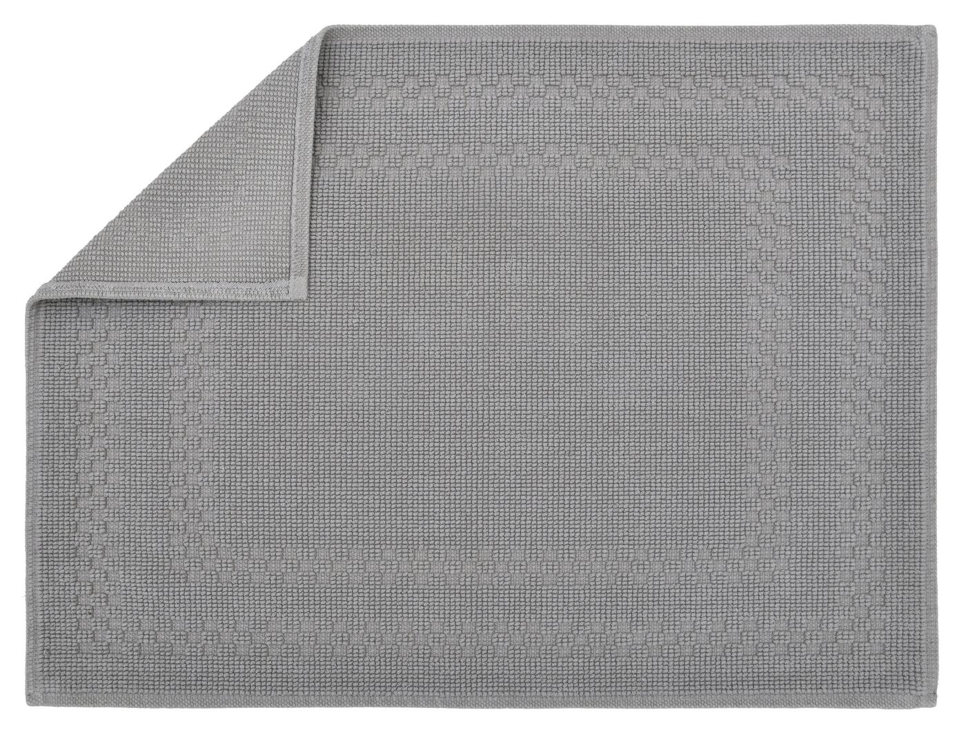 OTTO home Badematte Regona, 2 tlg. Hotelmatten-Set, 50x70 cm, Höhe 5 mm, rutschhemmend beschichtet, schnell trocknend, Baumwolle, rechteckig, 2-teiliges Set, ei – Bild 4 von 5