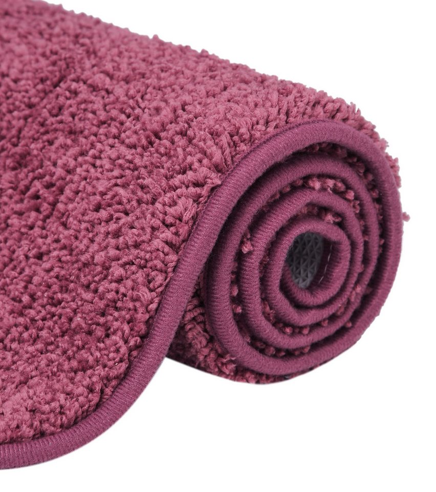OTTO home Badematte Regona, Badteppich, Badvorleger, Badezimmer Teppich, Höhe 15 mm, rutschhemmend beschichtet, schnell trocknend, strapazierfähig, fußbodenheiz – Bild 3 von 5