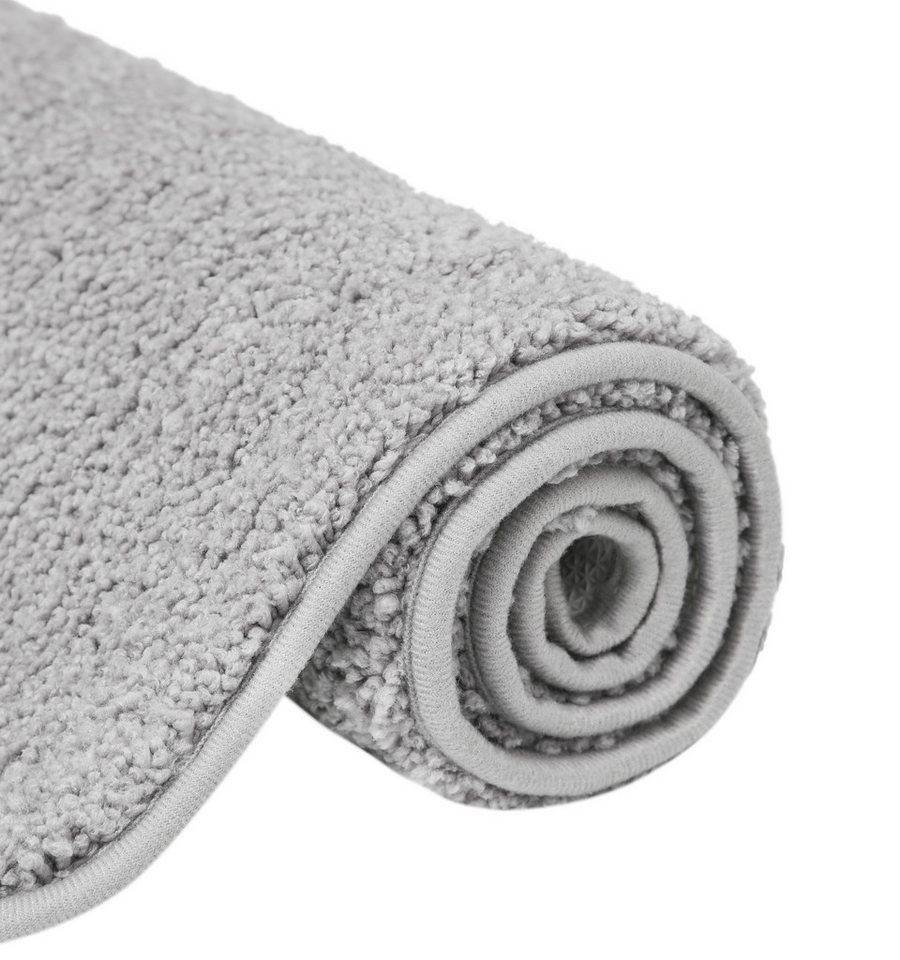 OTTO home Badematte Regona, Badteppich, Badvorleger, Badezimmer Teppich, Höhe 15 mm, rutschhemmend beschichtet, schnell trocknend, strapazierfähig, fußbodenheiz – Bild 5 von 5