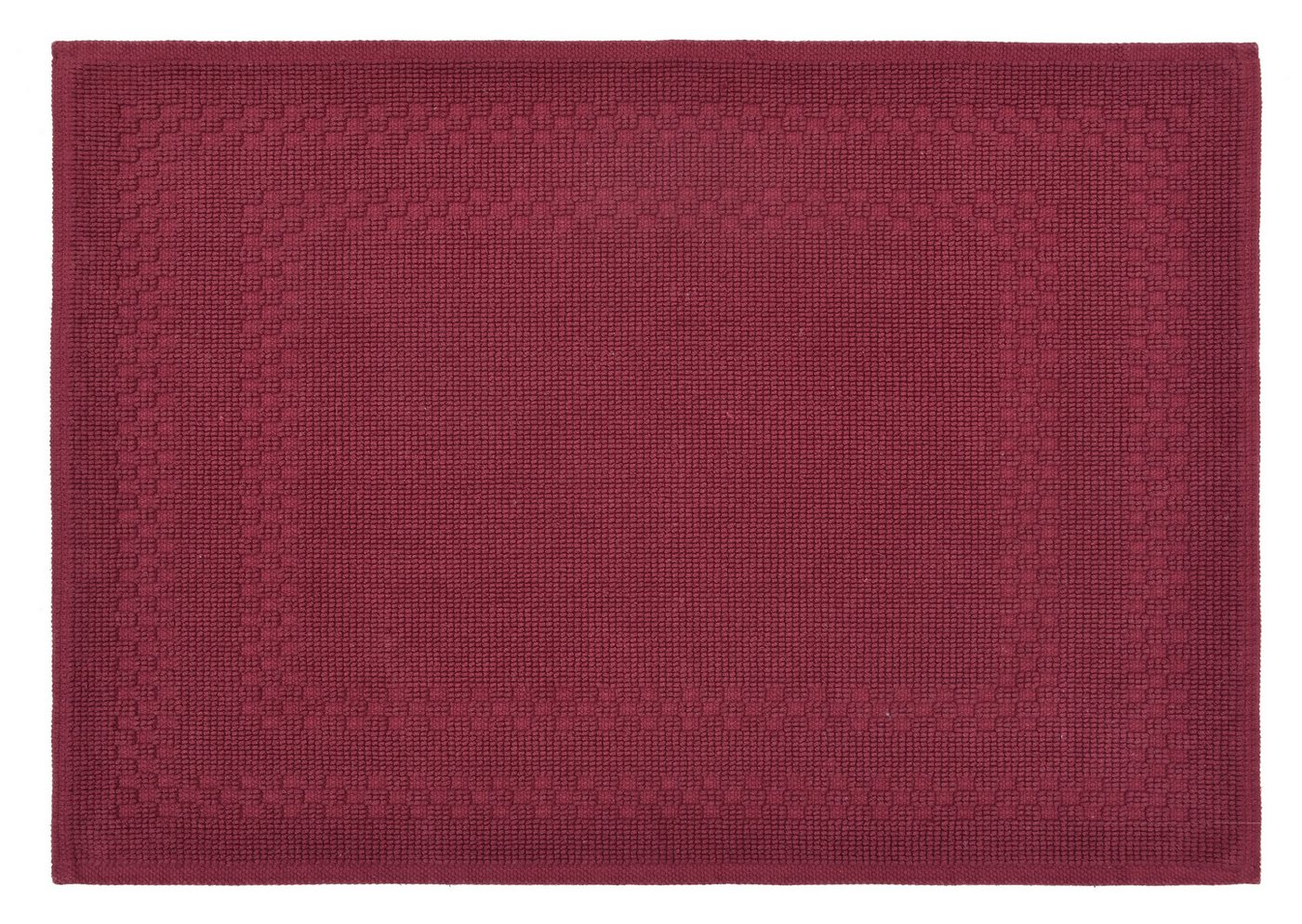 OTTO home Badematte Regona, 2 tlg. Hotelmatten-Set, 50x70 cm, Höhe 5 mm, rutschhemmend beschichtet, schnell trocknend, Baumwolle, rechteckig, 2-teiliges Set, ei – Bild 3 von 5