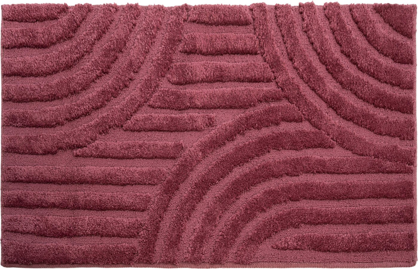 OTTO home Badematte Regona Scandi, Badvorleger, Badezimmer Teppich, Duschvorleger, Höhe 10 mm, rutschhemmend beschichtet, strapazierfähig, Polyester, rechteckig – Bild 2 von 5