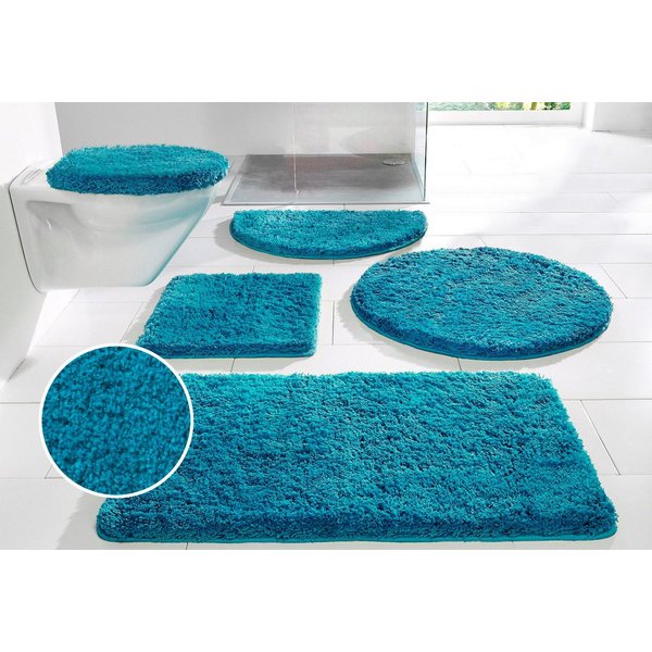OTTO home Badematte Sanremo, Standard & Premium, 30mm oder 35mm, sehr weich, rutschhemmend beschichtet, schnell trocknend, fußbodenheizungsgeeignet, Polyester, 