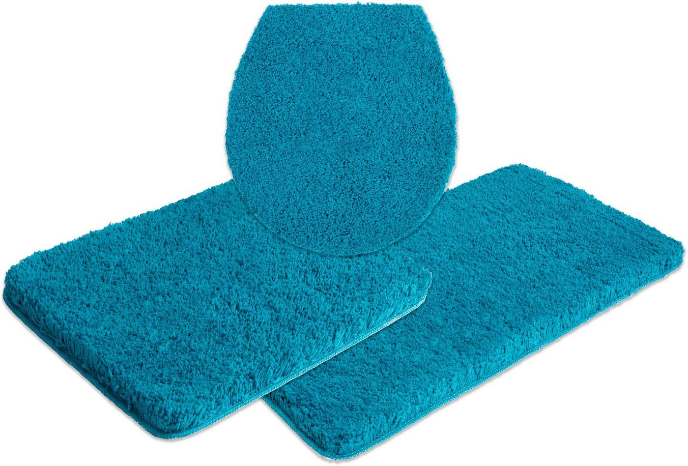 OTTO home Badematte Sanremo, Standard & Premium, 30mm oder 35mm, sehr weich, rutschhemmend beschichtet, schnell trocknend, fußbodenheizungsgeeignet, Polyester,  – Bild 2 von 5