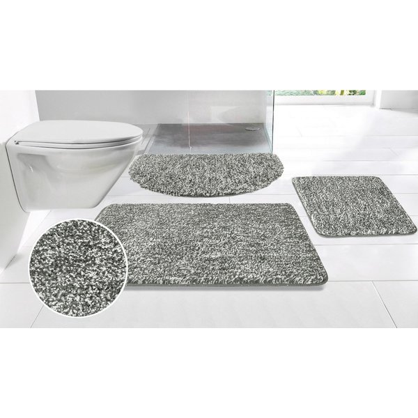 OTTO home Badematte Sanremo, Standard & Premium, 30mm oder 35mm, sehr weich, rutschhemmend beschichtet, schnell trocknend, fußbodenheizungsgeeignet, Polyester, 