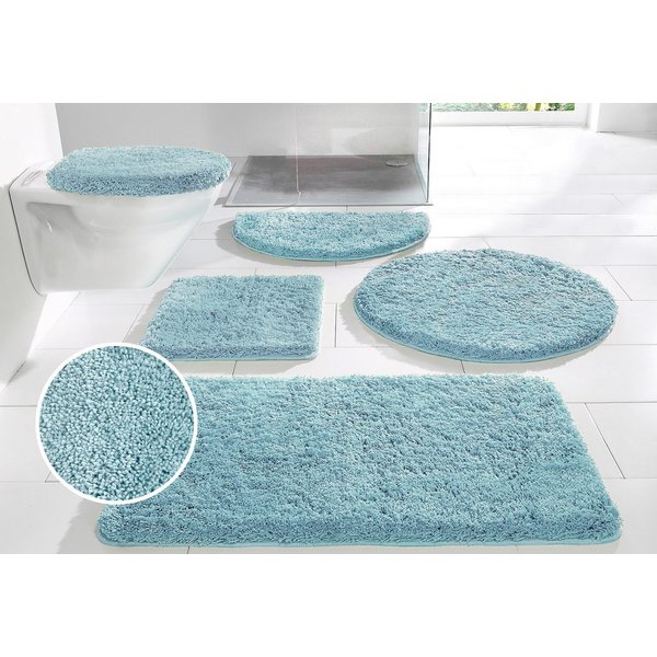 OTTO home Badematte Sanremo, Standard & Premium, 30mm oder 35mm, sehr weich, rutschhemmend beschichtet, schnell trocknend, fußbodenheizungsgeeignet, Polyester, 