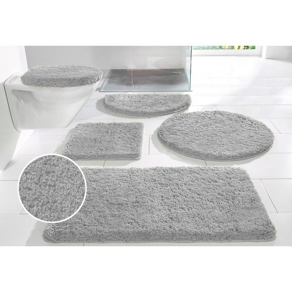 OTTO home Badematte Sanremo, Standard & Premium, 30mm oder 35mm, sehr weich, rutschhemmend beschichtet, schnell trocknend, fußbodenheizungsgeeignet, Polyester, 