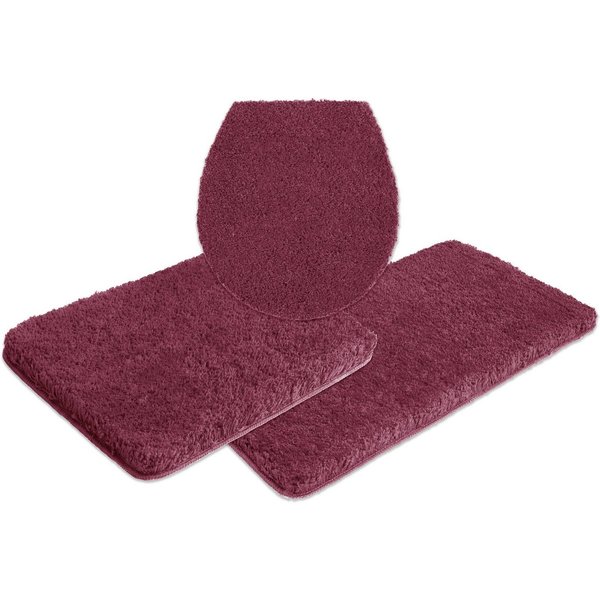 OTTO home Badematte Sanremo, Standard & Premium, 30mm oder 35mm, sehr weich, rutschhemmend beschichtet, schnell trocknend, fußbodenheizungsgeeignet, Polyester, 