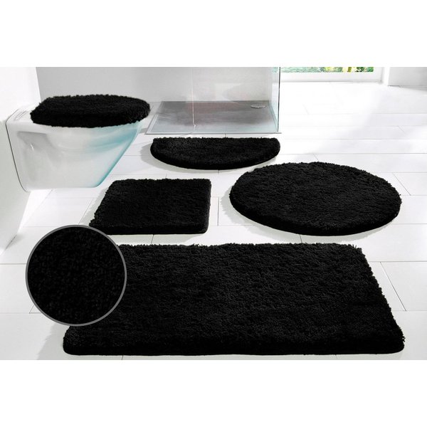 OTTO home Badematte Sanremo, Standard & Premium, 30mm oder 35mm, sehr weich, rutschhemmend beschichtet, schnell trocknend, fußbodenheizungsgeeignet, Polyester, 