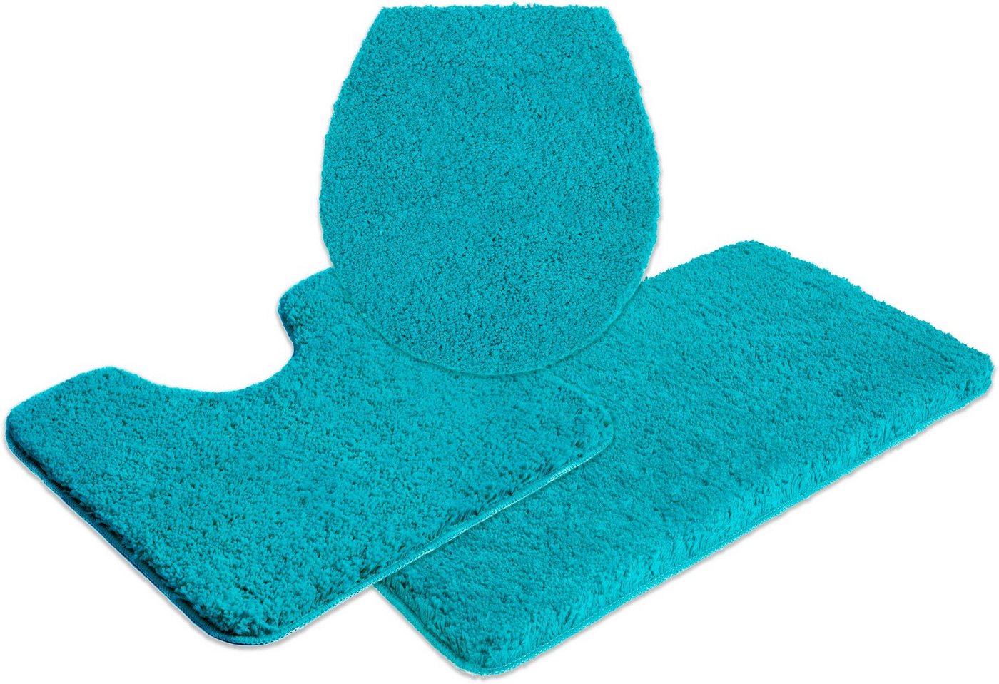 OTTO home Badematte Sanremo, Standard & Premium, 30mm oder 35mm, sehr weich, rutschhemmend beschichtet, schnell trocknend, fußbodenheizungsgeeignet, Polyester,  – Bild 2 von 5