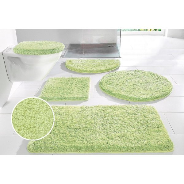 OTTO home Badematte Sanremo, Standard & Premium, 30mm oder 35mm, sehr weich, rutschhemmend beschichtet, schnell trocknend, fußbodenheizungsgeeignet, Polyester, 