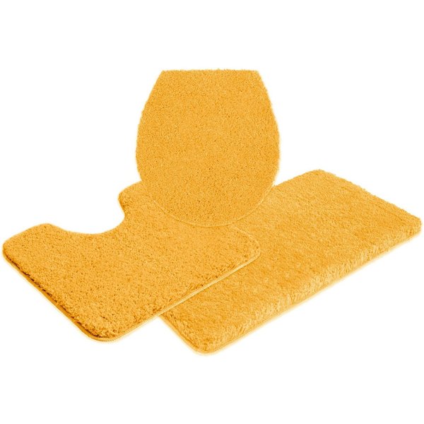 OTTO home Badematte Sanremo, Standard & Premium, 30mm oder 35mm, sehr weich, rutschhemmend beschichtet, schnell trocknend, fußbodenheizungsgeeignet, Polyester, 