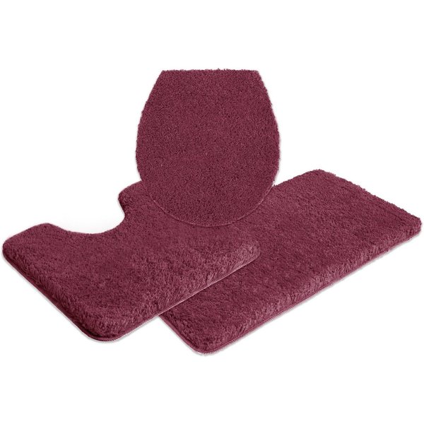 OTTO home Badematte Sanremo, Standard & Premium, 30mm oder 35mm, sehr weich, rutschhemmend beschichtet, schnell trocknend, fußbodenheizungsgeeignet, Polyester, 