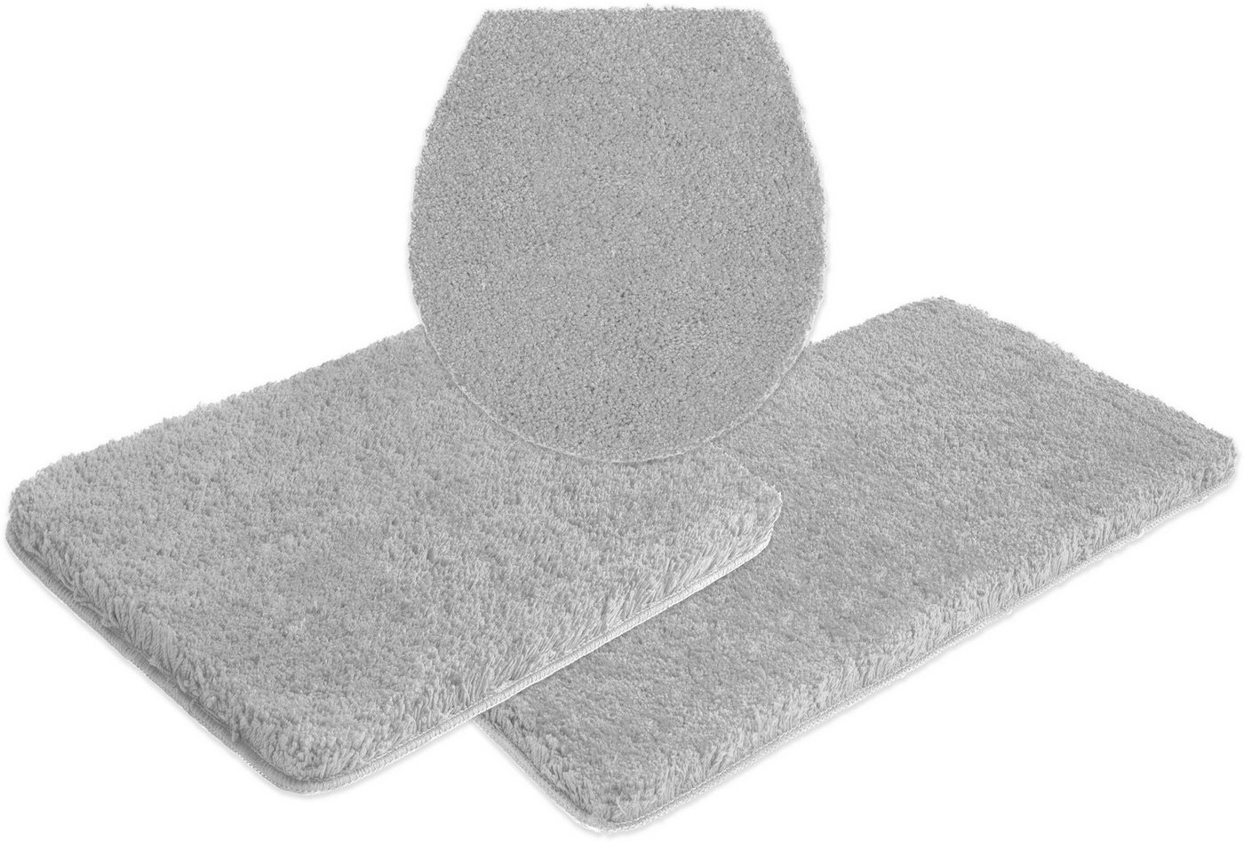 OTTO home Badematte Sanremo, Standard & Premium, 30mm oder 35mm, sehr weich, rutschhemmend beschichtet, schnell trocknend, fußbodenheizungsgeeignet, Polyester,  – Bild 2 von 5