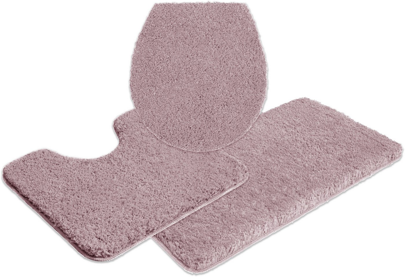 OTTO home Badematte Sanremo, Standard & Premium, 30mm oder 35mm, sehr weich, rutschhemmend beschichtet, schnell trocknend, fußbodenheizungsgeeignet, Polyester,  – Bild 2 von 5