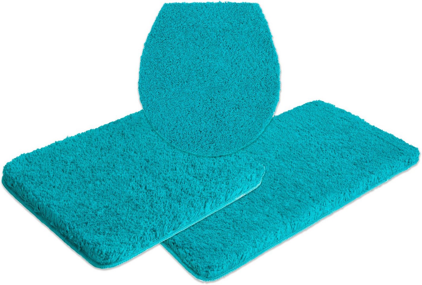 OTTO home Badematte Sanremo, Standard & Premium, 30mm oder 35mm, sehr weich, rutschhemmend beschichtet, schnell trocknend, fußbodenheizungsgeeignet, Polyester,  – Bild 2 von 5