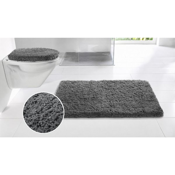 OTTO home Badematte Sanremo Premium, Badvorleger, Badezimmer Teppich, sehr weich, Höhe 35 mm, rutschhemmend beschichtet, schnell trocknend, fußbodenheizungsgeei