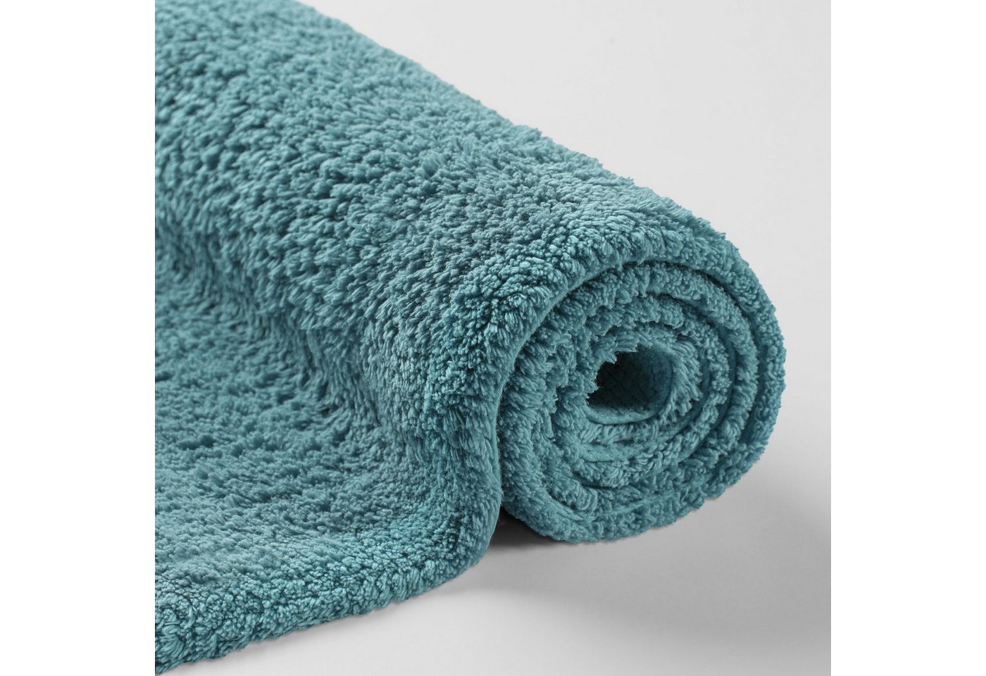 OTTO home Badematte Selenne, uni, viele Farben, Badvorleger, Badezimmer Teppich, Höhe 20 mm, rutschhemmend beschichtet, fußbodenheizungsgeeignet, Baumwolle, rec – Bild 5 von 5