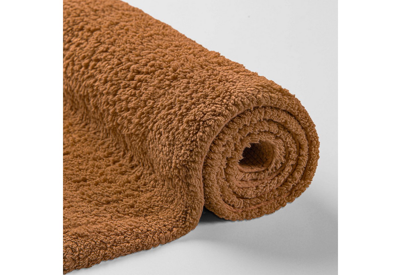 OTTO home Badematte Selenne, uni, viele Farben, Badvorleger, Badezimmer Teppich, Höhe 20 mm, rutschhemmend beschichtet, fußbodenheizungsgeeignet, Baumwolle, rec – Bild 5 von 5