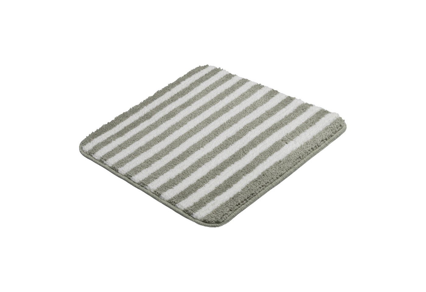 OTTO home Badematte Streifen, Jannika, Badvorleger, Badezimmer Teppich, Höhe 12 mm, rutschhemmend beschichtet, schnell trocknend, fußbodenheizungsgeeignet, Poly – Bild 2 von 5