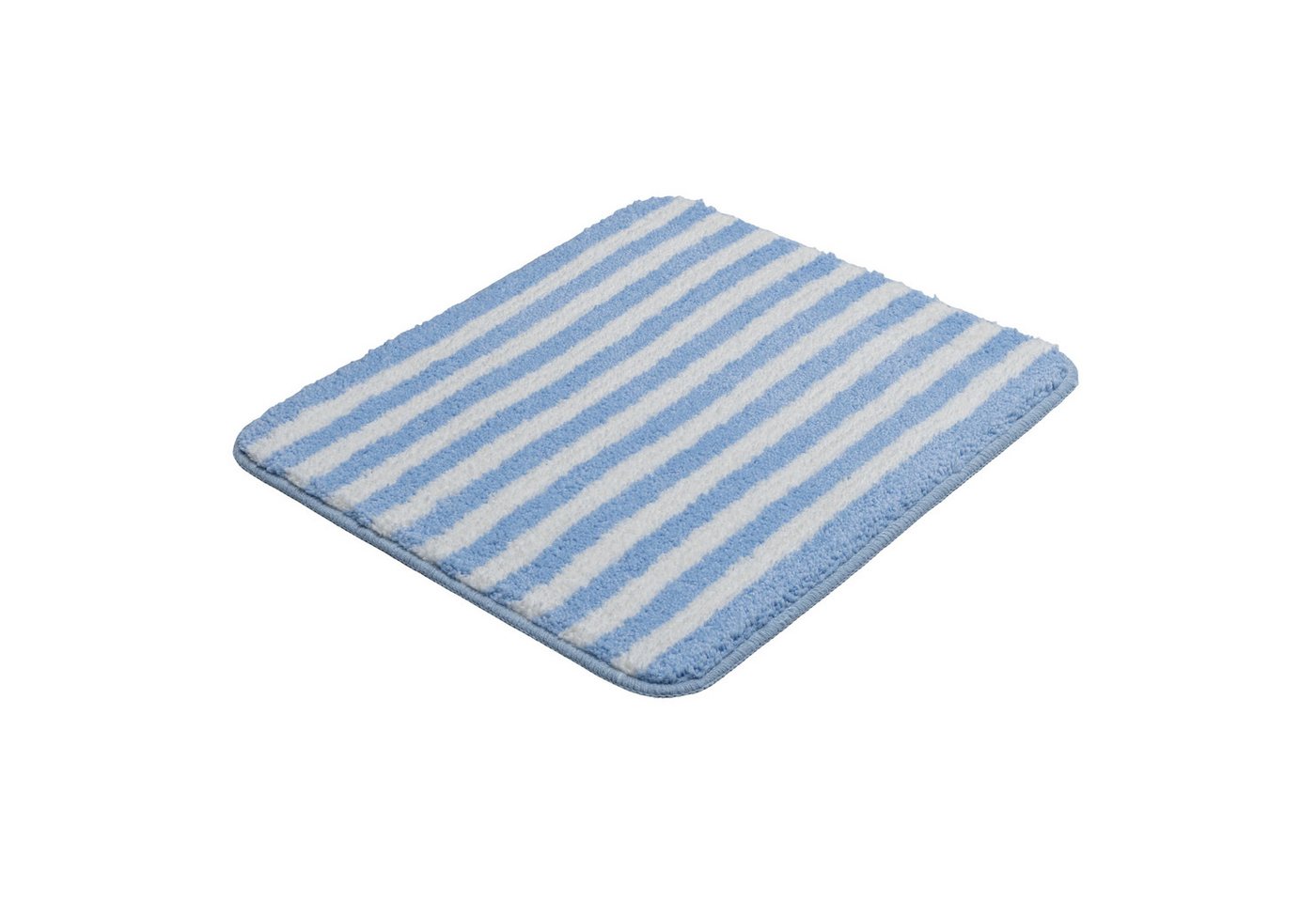 OTTO home Badematte Streifen, Jannika, Badvorleger, Badezimmer Teppich, Höhe 12 mm, rutschhemmend beschichtet, schnell trocknend, fußbodenheizungsgeeignet, Poly – Bild 2 von 5