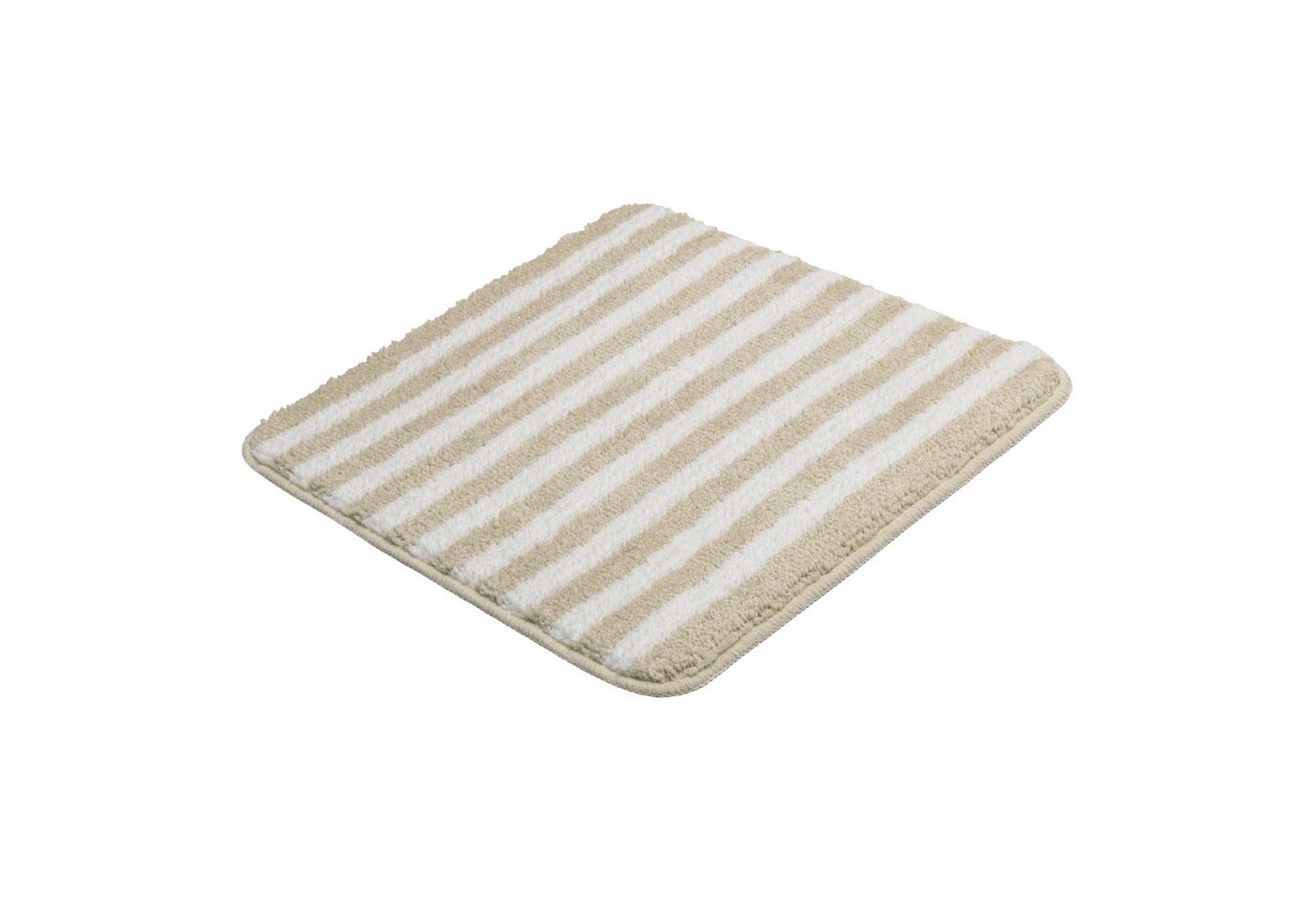 OTTO home Badematte Streifen, Jannika, Badvorleger, Badezimmer Teppich, Höhe 12 mm, rutschhemmend beschichtet, schnell trocknend, fußbodenheizungsgeeignet, Poly – Bild 2 von 5