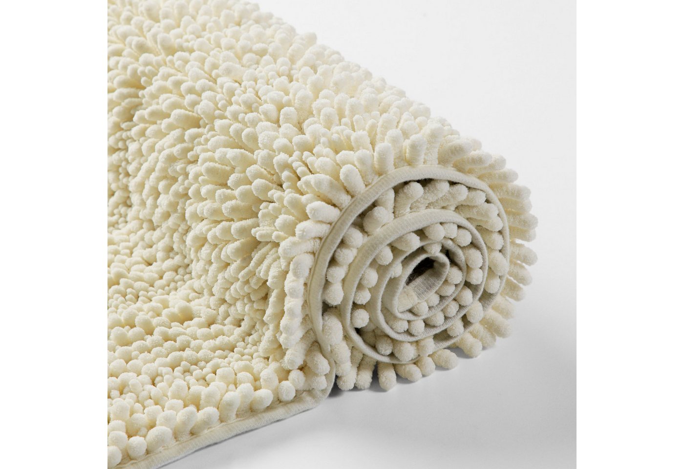 OTTO home Badematte Torrni, Höhe 22 mm, rutschhemmend beschichtet, schnell trocknend, fußbodenheizungsgeeignet, Polyester, rund, Badteppich, getuftet, modern, U – Bild 5 von 5