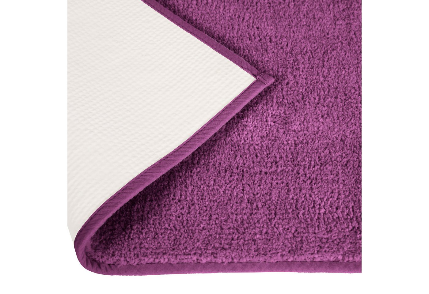 OTTO home Badematte Vanessa, Badvorleger, Badezimmer Teppich, Höhe 10 mm, rutschhemmend beschichtet, schnell trocknend, strapazierfähig, fußbodenheizungsgeeigne – Bild 4 von 5