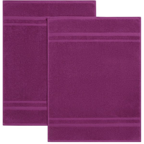 OTTO home Badematte Vanessa, 2 tlg. Hotelmatten-Set, 50x70cm, Standard & Premium, schnell trocknend, beidseitig nutzbar, strapazierfähig, Baumwolle, rechteckig,