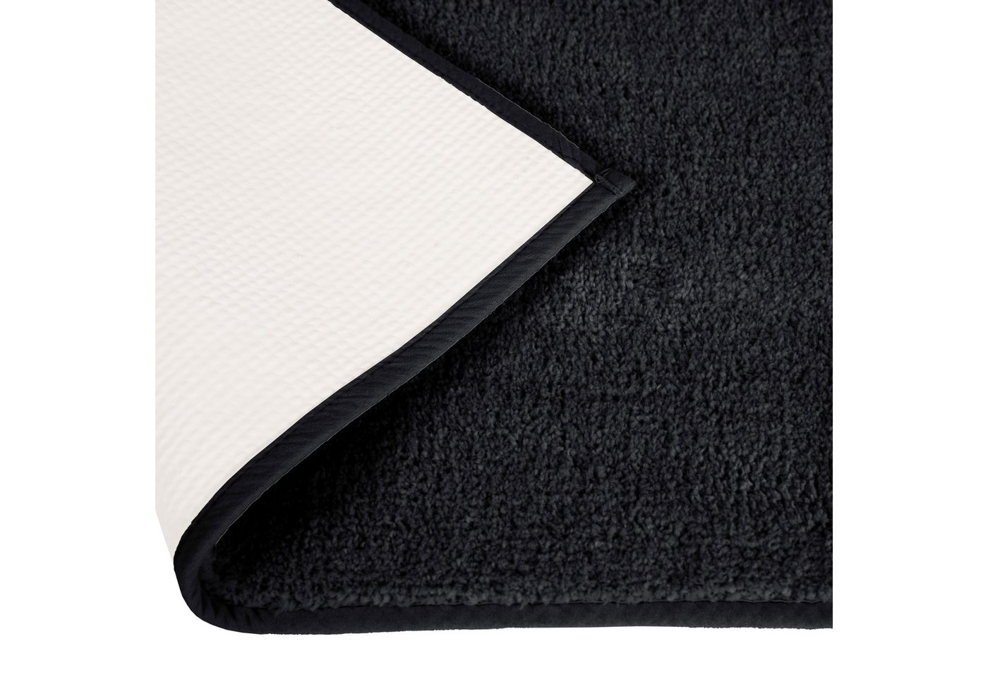OTTO home Badematte Vanessa, Badvorleger, Badezimmer Teppich, Höhe 10 mm, rutschhemmend beschichtet, schnell trocknend, strapazierfähig, fußbodenheizungsgeeigne – Bild 5 von 5