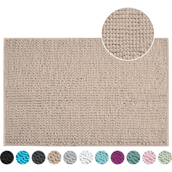 OTTO home Badematte Vanessa Chenille, Standard & Premium, 15cm oder 20cm, auch als 2er Set, rutschhemmend beschichtet, schnell trocknend, strapazierfähig, fußbo