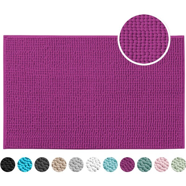 OTTO home Badematte Vanessa Chenille, Standard & Premium, 15cm oder 20cm, auch als 2er Set, rutschhemmend beschichtet, schnell trocknend, strapazierfähig, fußbo